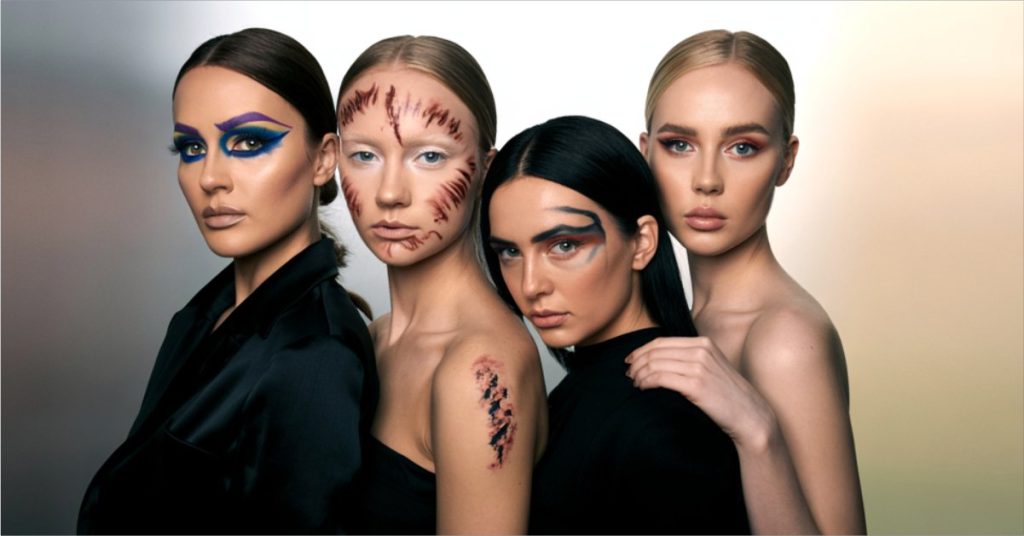 makeup with different skills & Styles