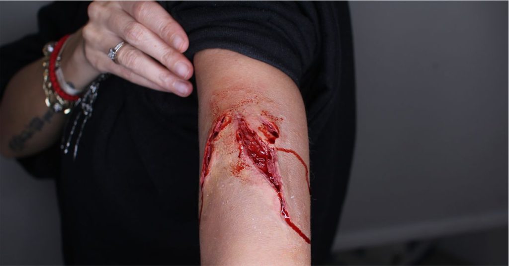 prosthetic hand makeup
