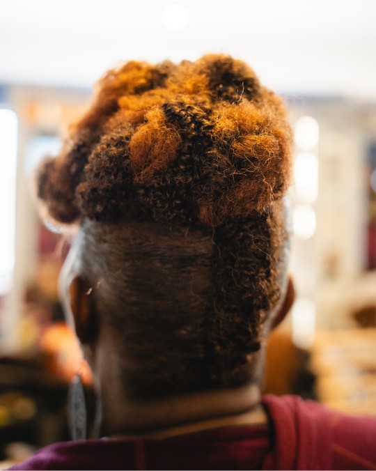 Textured hair styling course
